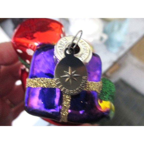 2013 Radko Celebrations Christmas Stocking Ornament in Original Box Retired - Picture 5 of 8